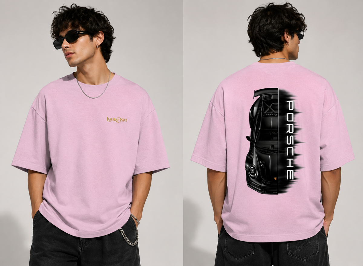 Porsche Unisex Oversized Tee