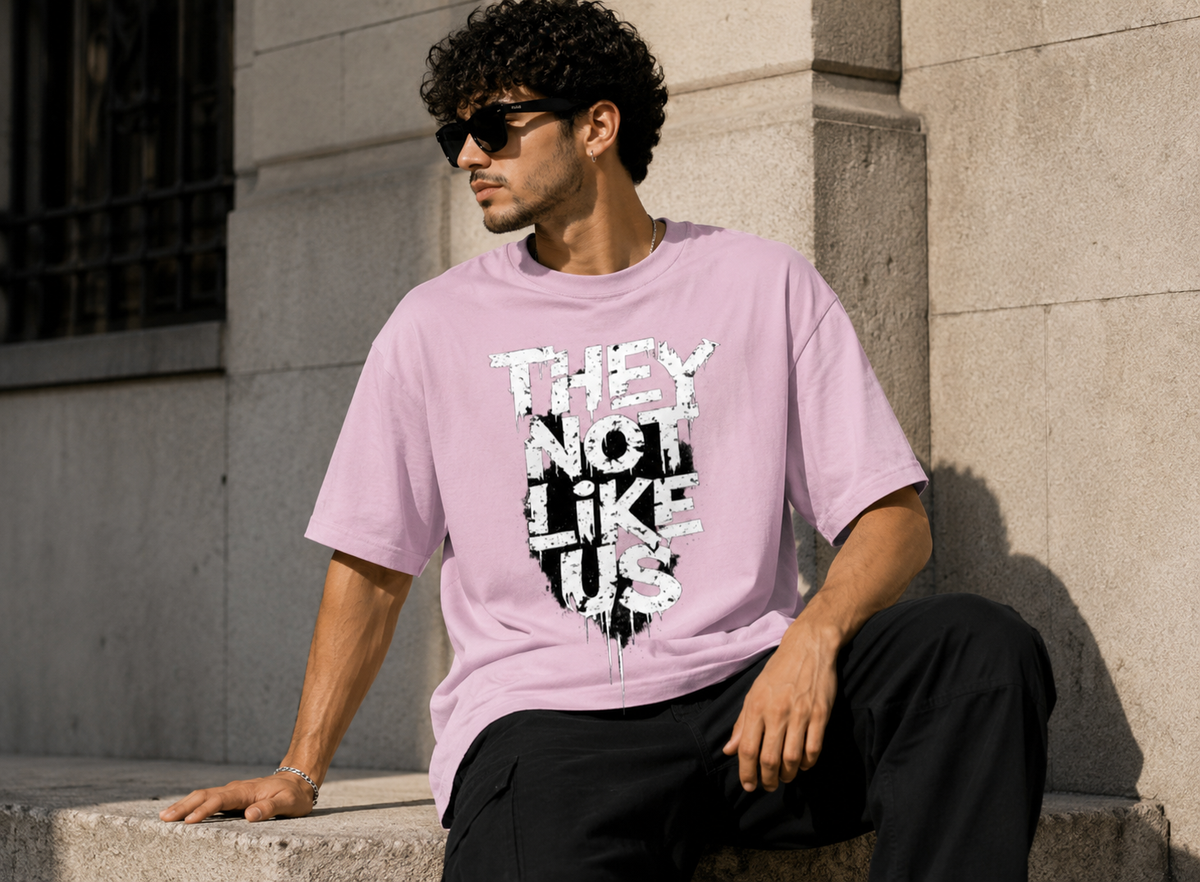 They Not Like Us Oversized Tee