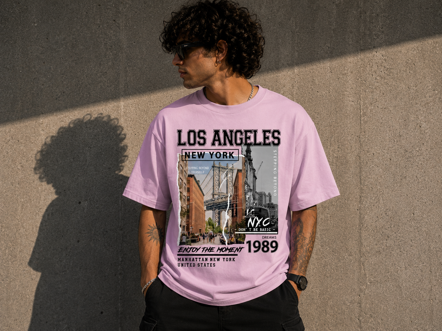 LOS ANGELES Oversized Tee