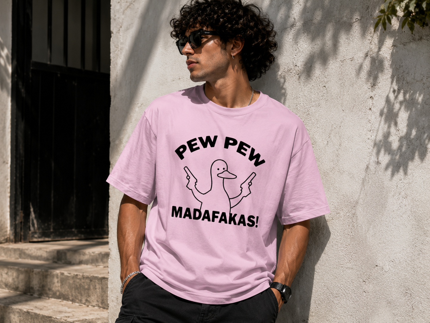 Pew Pew MADAFAKAS Oversized Tee