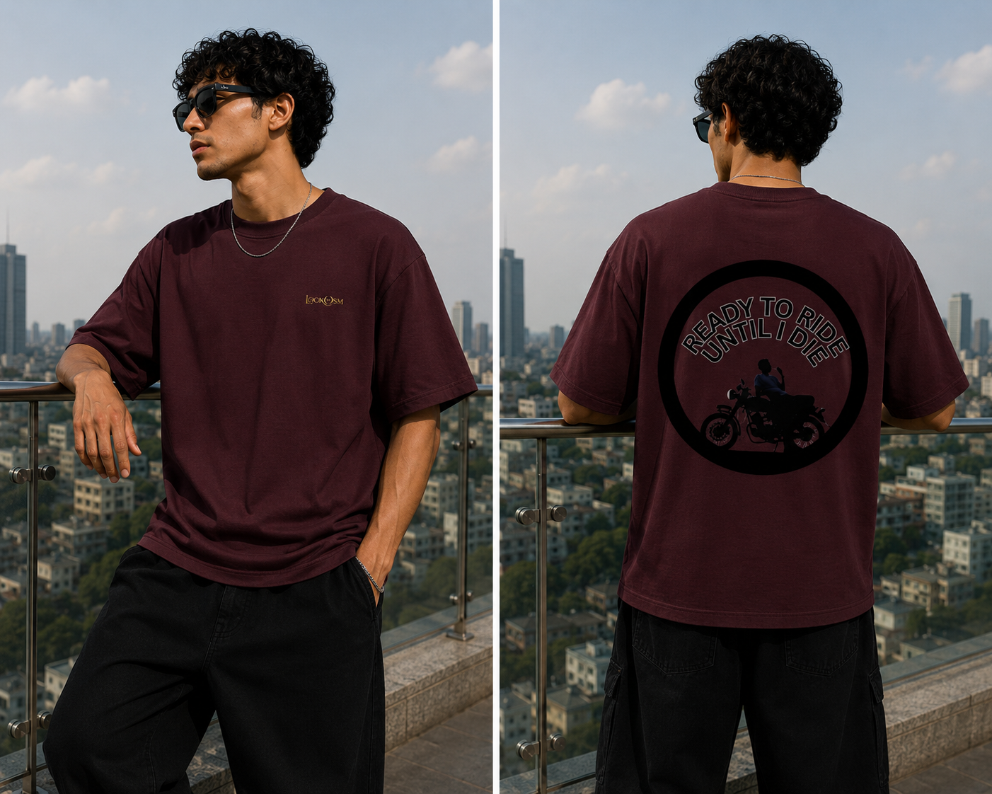 Ready to Ride premium oversized tee