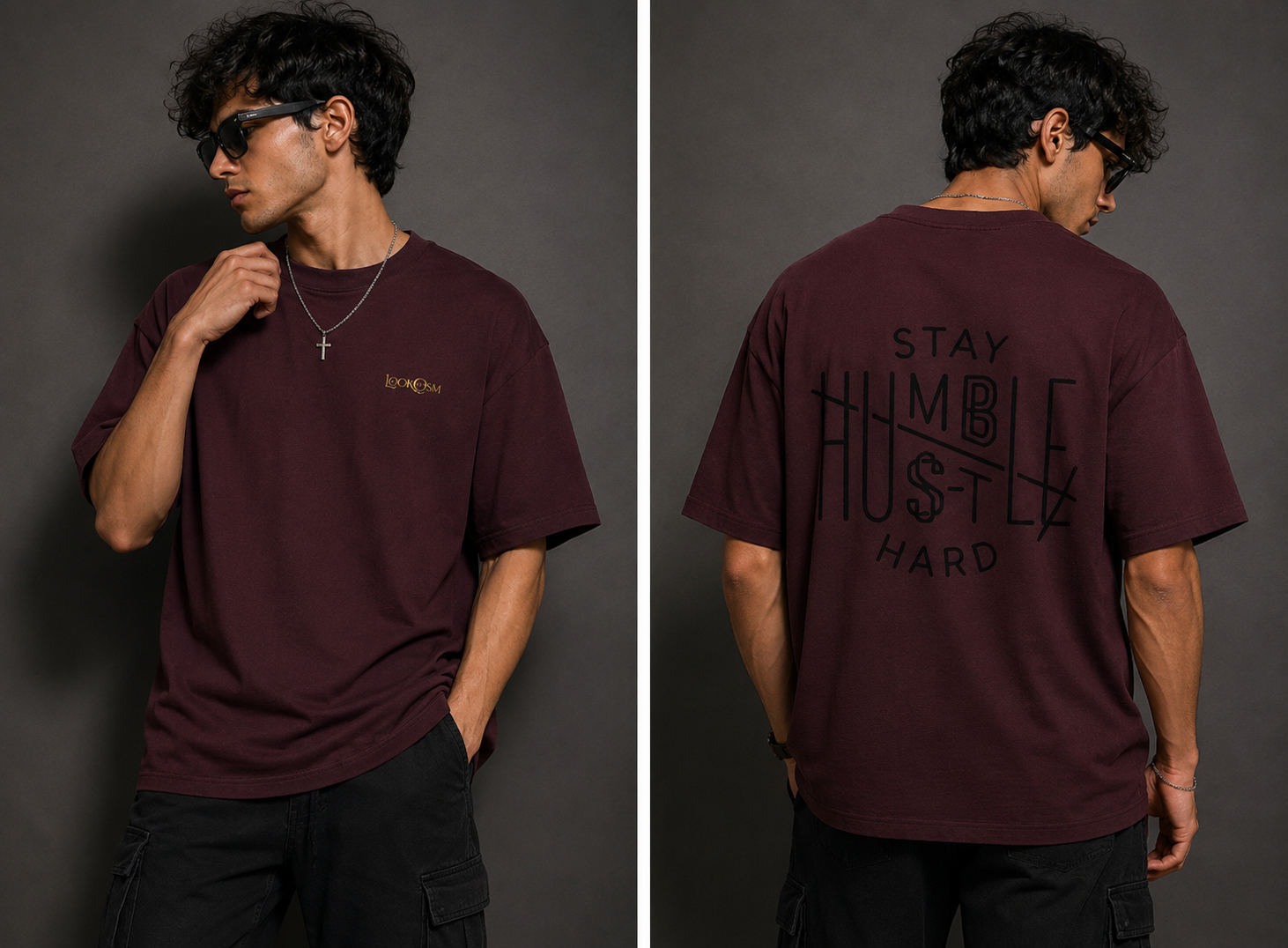 Stay Humble Premium Oversized Tee