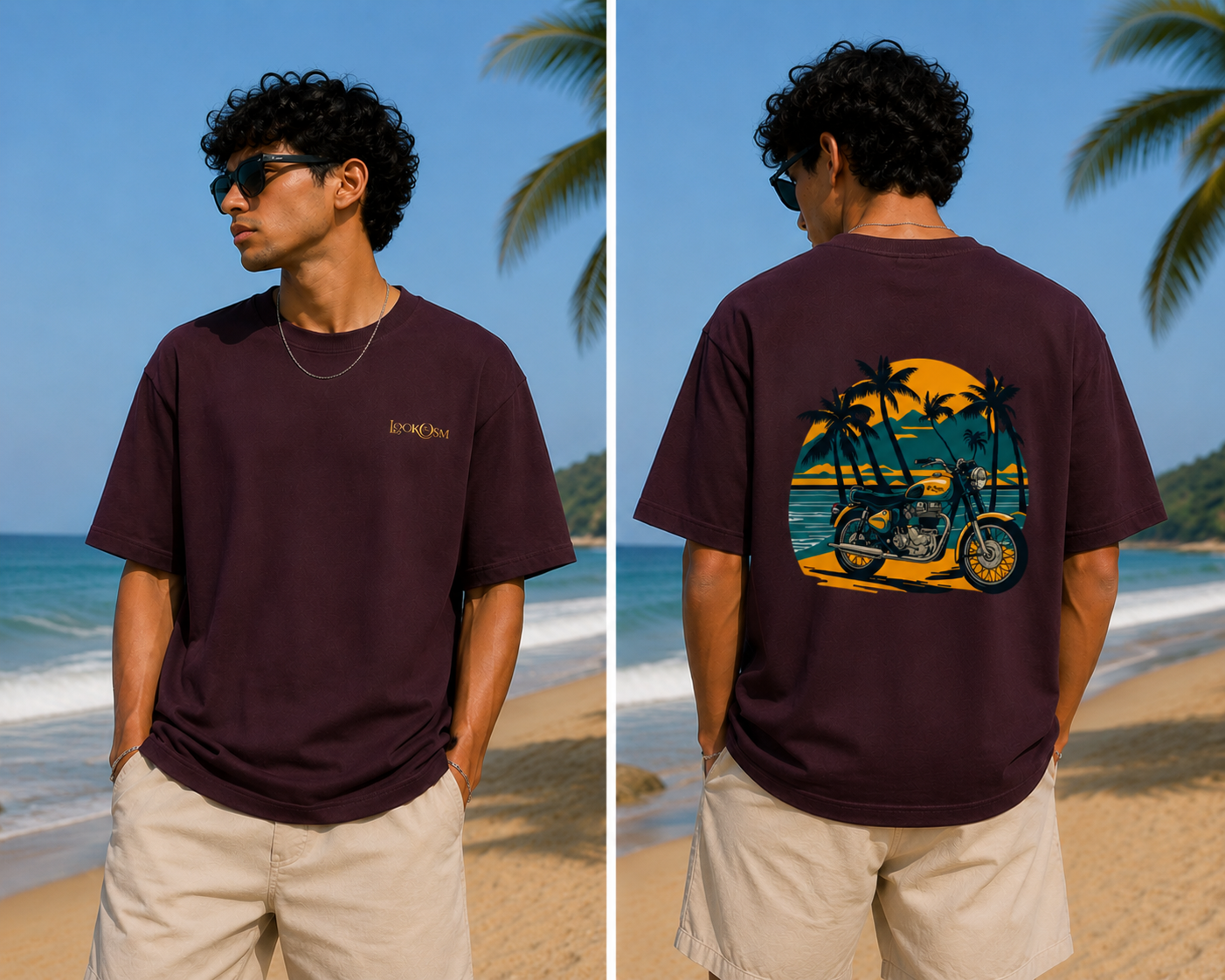 Sunset Ride Oversized Tee