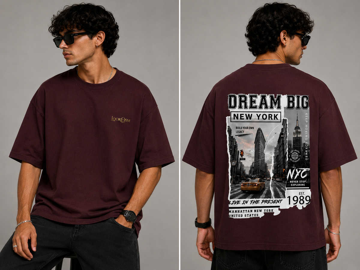 Dream Big NYC Oversized Tee
