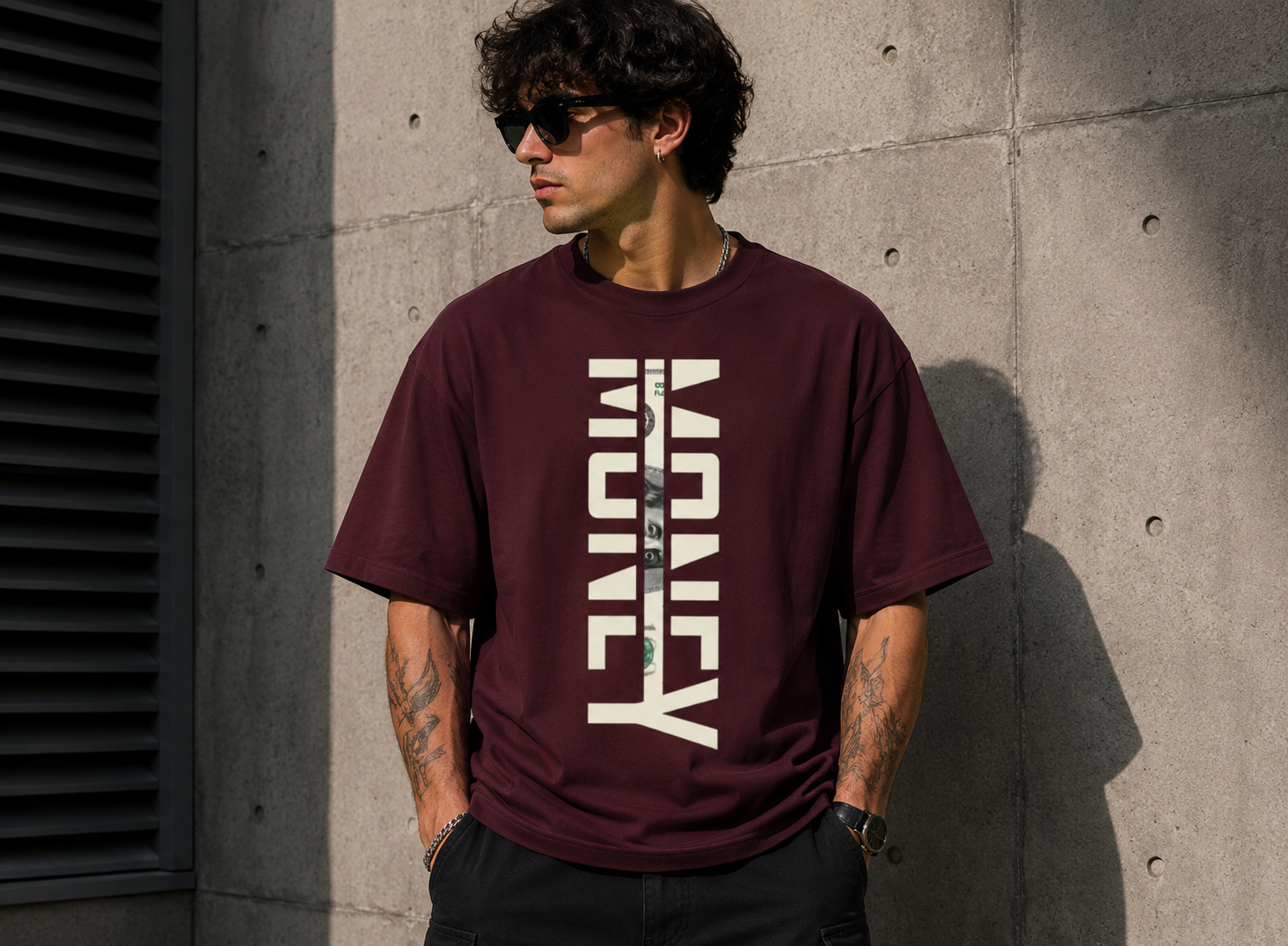 Money Unisex Oversized Tee