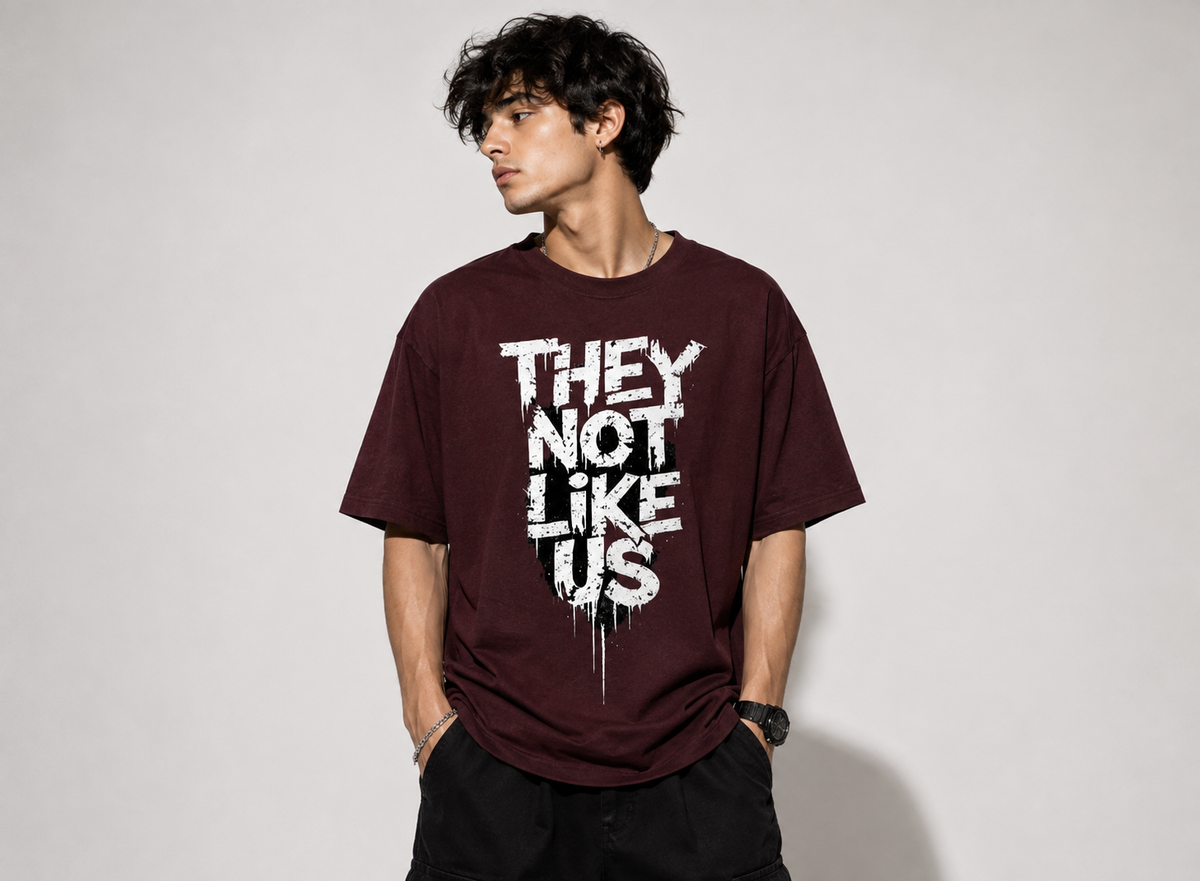 They Not Like Us Oversized Tee