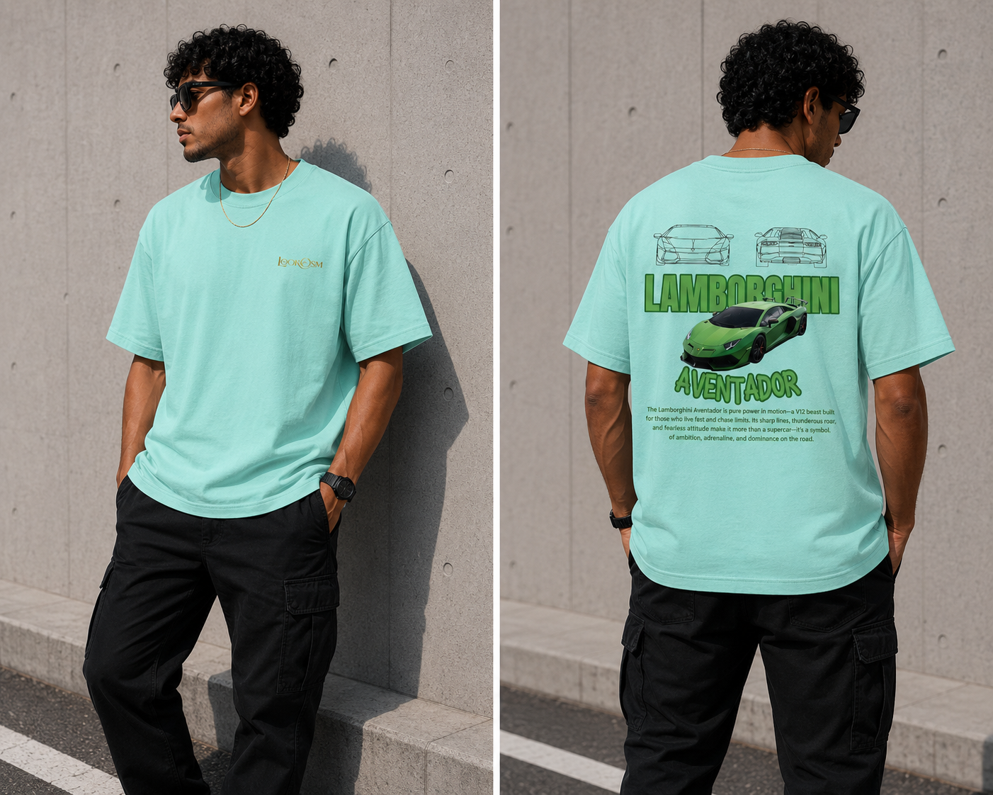 Lamborghini Oversized T-Shirt