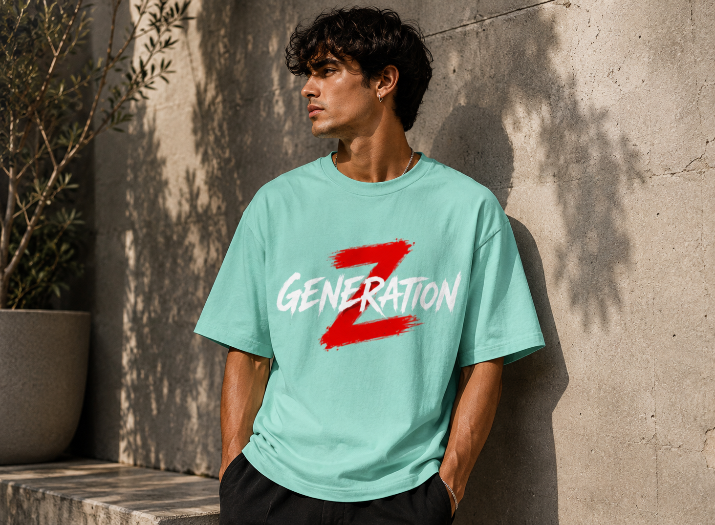 Generation Z Unisex Oversized Tee