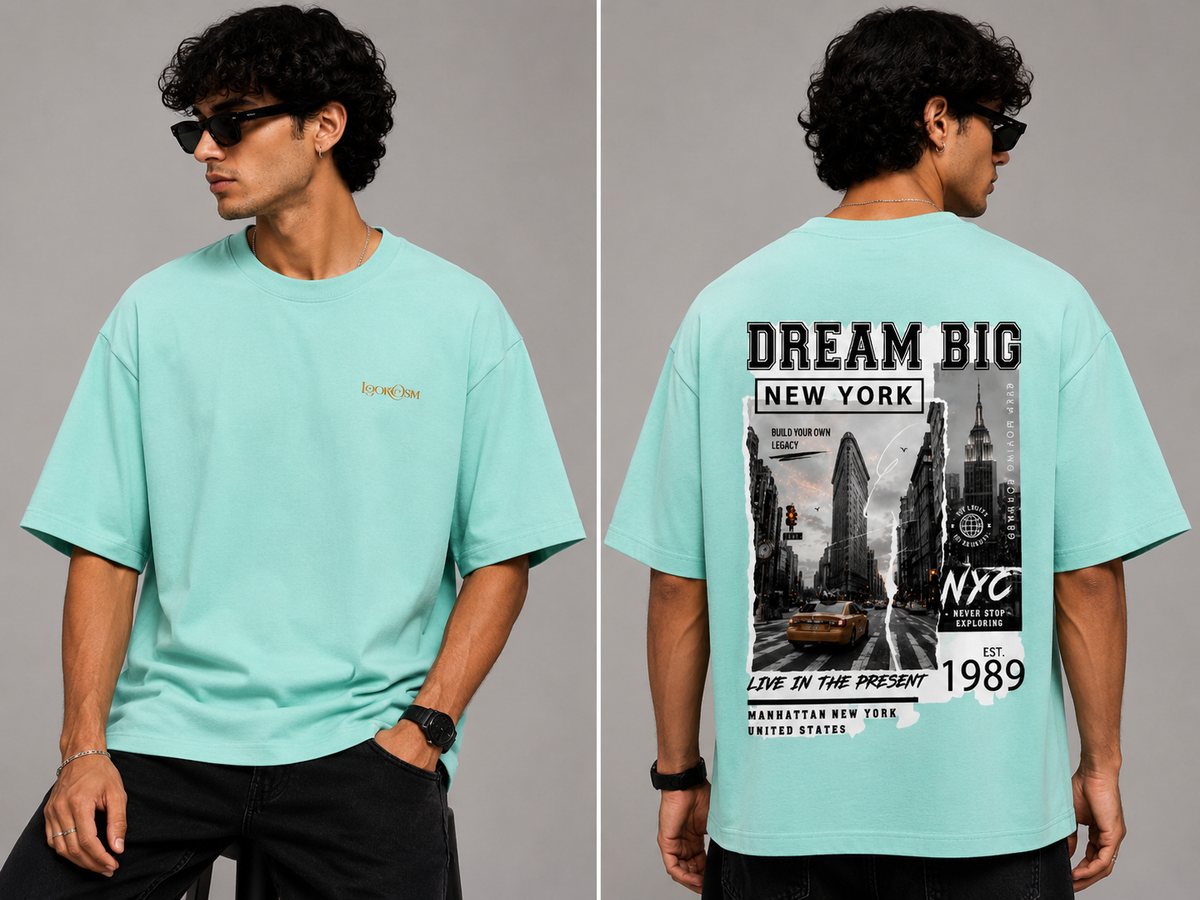 Dream Big NYC Oversized Tee