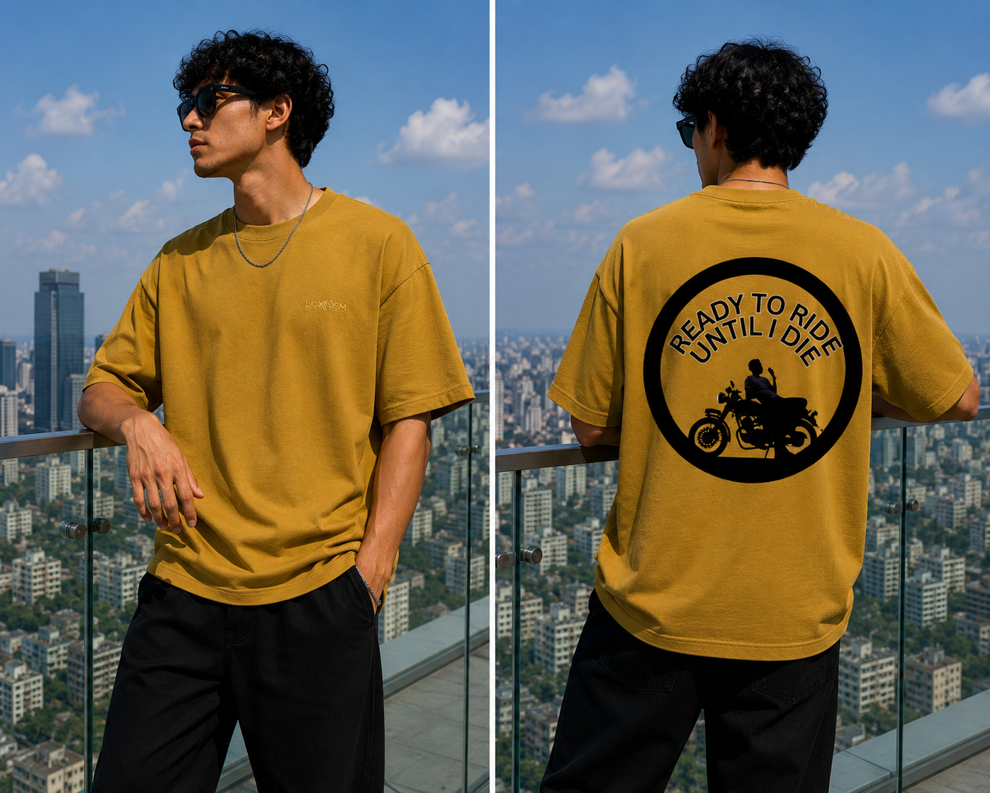 Ready to Ride premium oversized tee