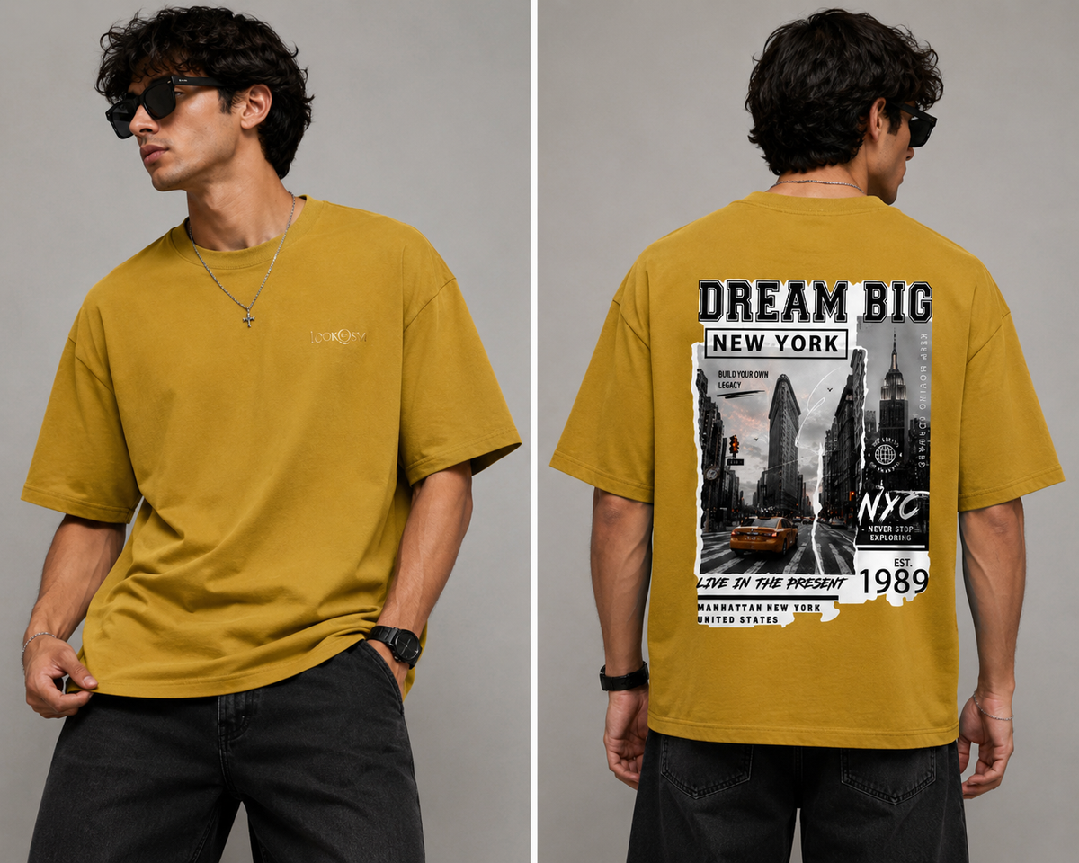 Dream Big NYC Oversized Tee