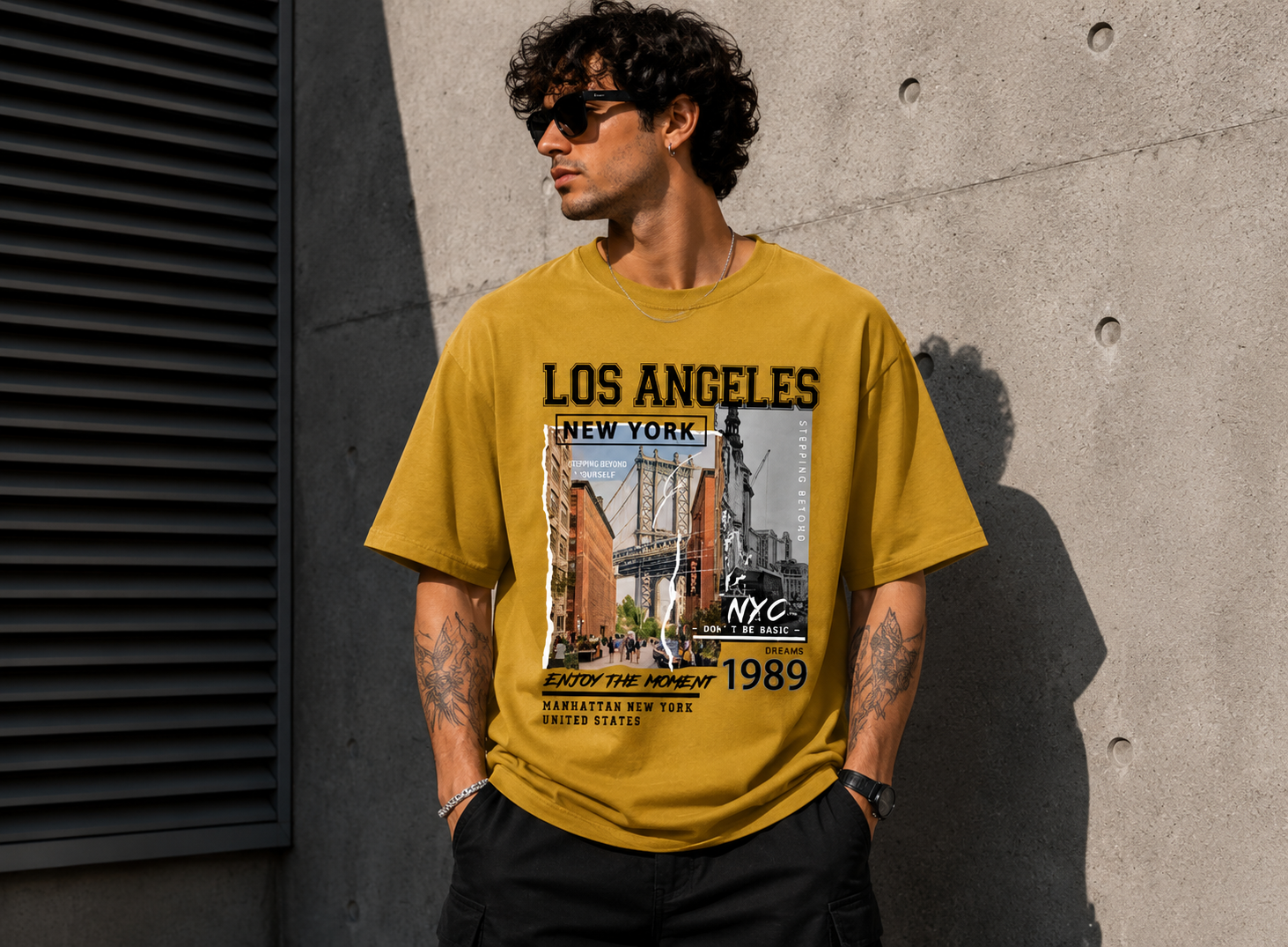 LOS ANGELES Oversized Tee