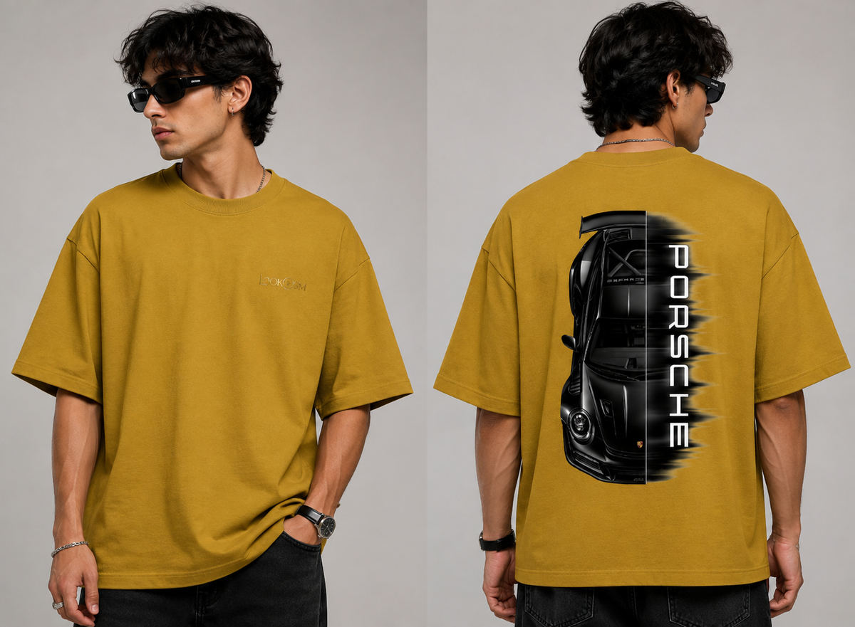 Porsche Unisex Oversized Tee
