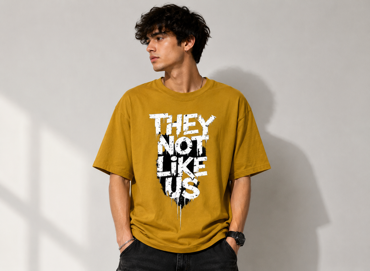 They Not Like Us Oversized Tee