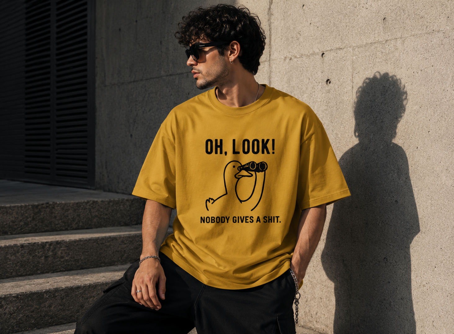 Oh Look N.G.A.S  Oversized Tee