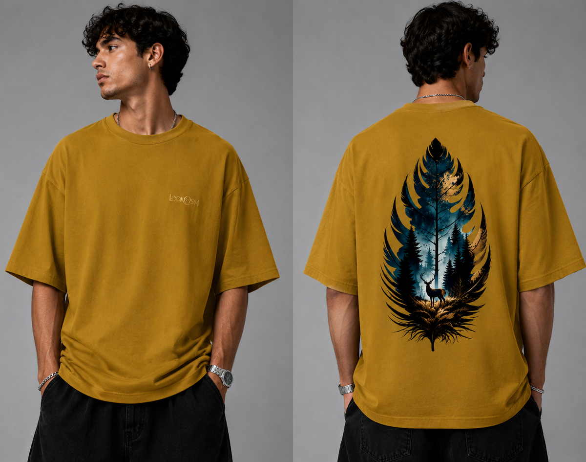 Wild Leaf Oversized Tee