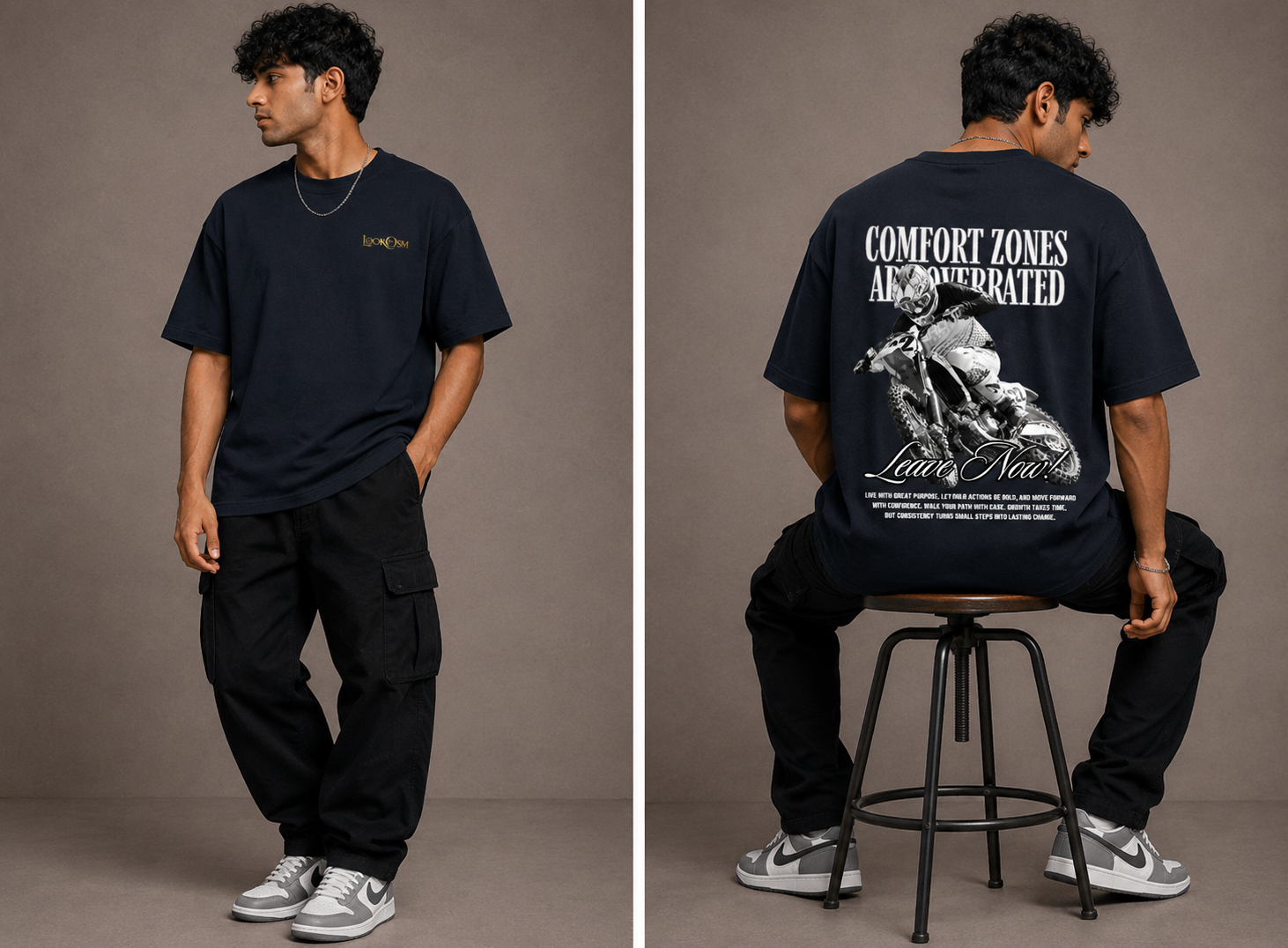 Comfort Zones Are Overrated Oversized Tee