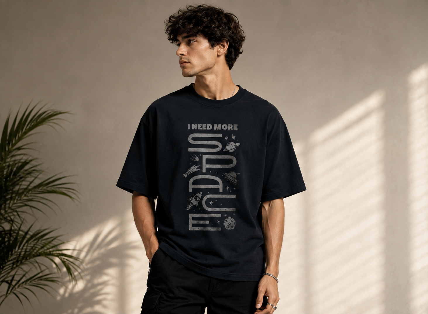 I Need More Space Oversized Classic Tee