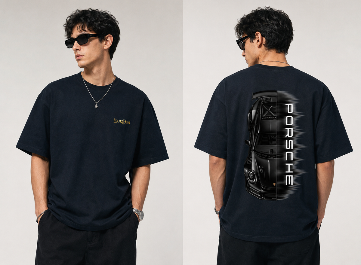 Porsche Unisex Oversized Tee