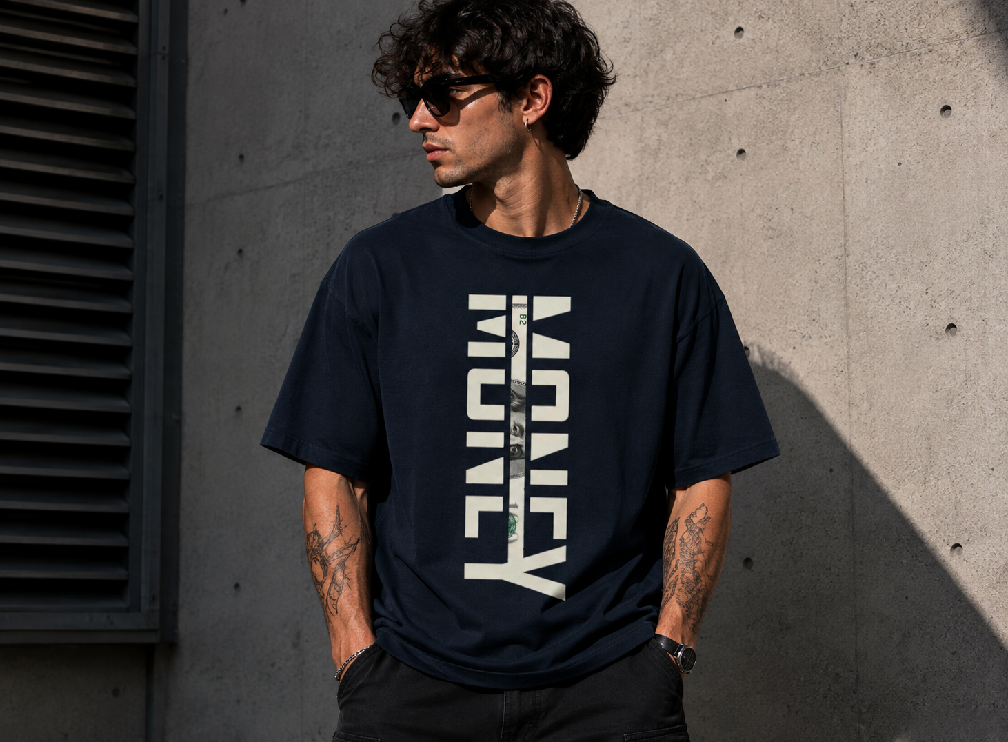 Money Unisex Oversized Tee