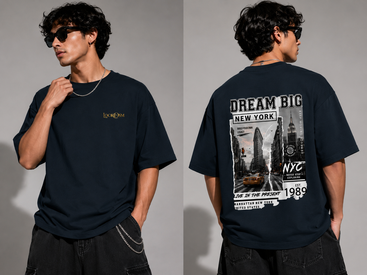 Dream Big NYC Oversized Tee