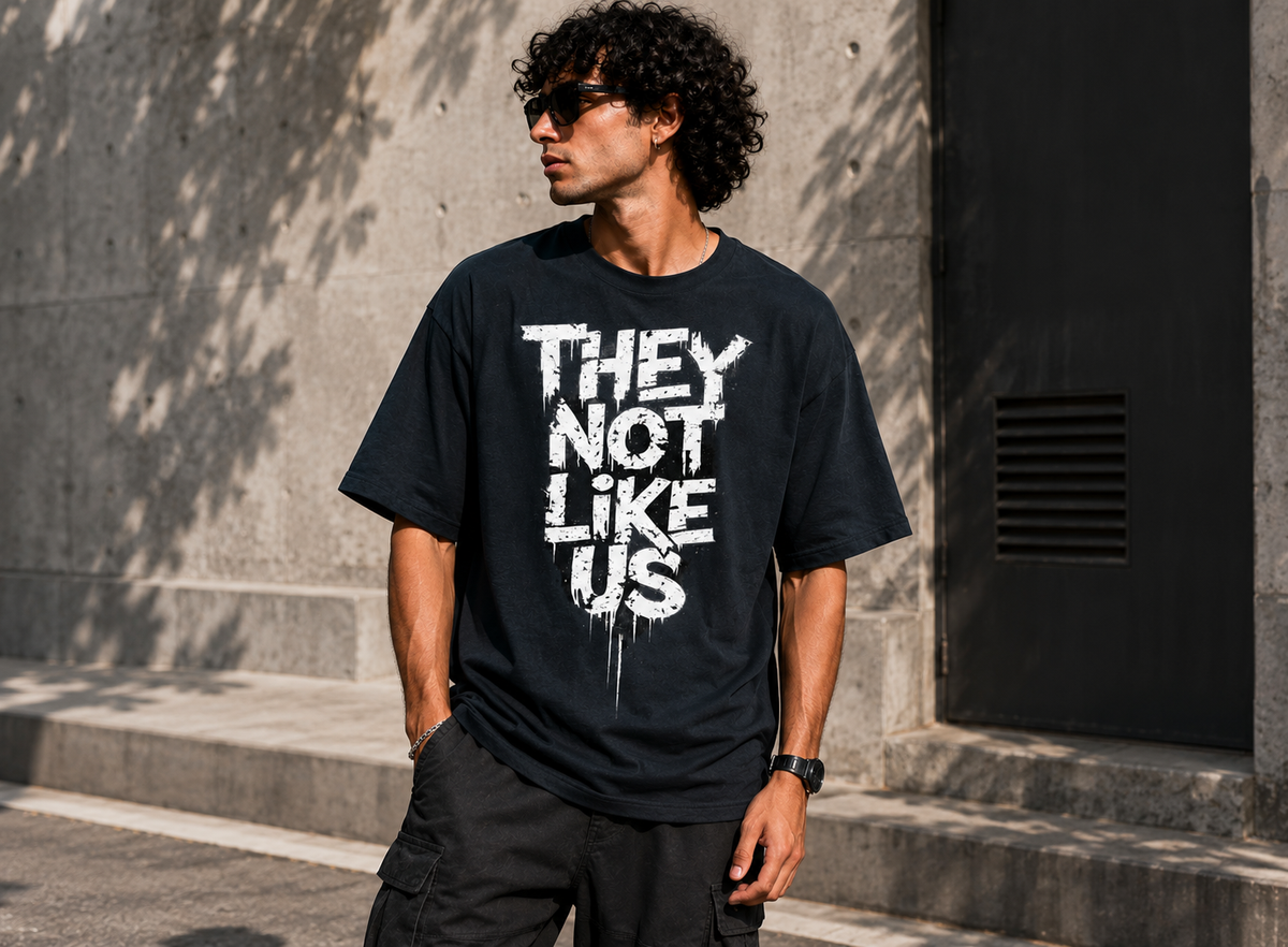They Not Like Us Oversized Tee