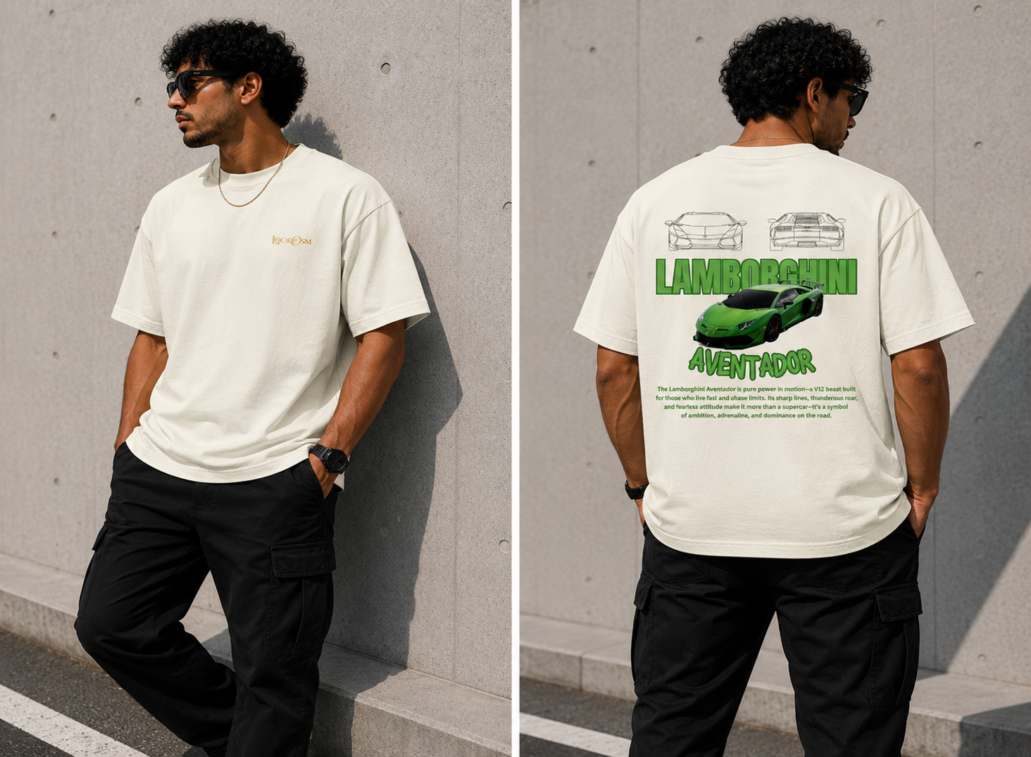 Lamborghini Oversized T-Shirt