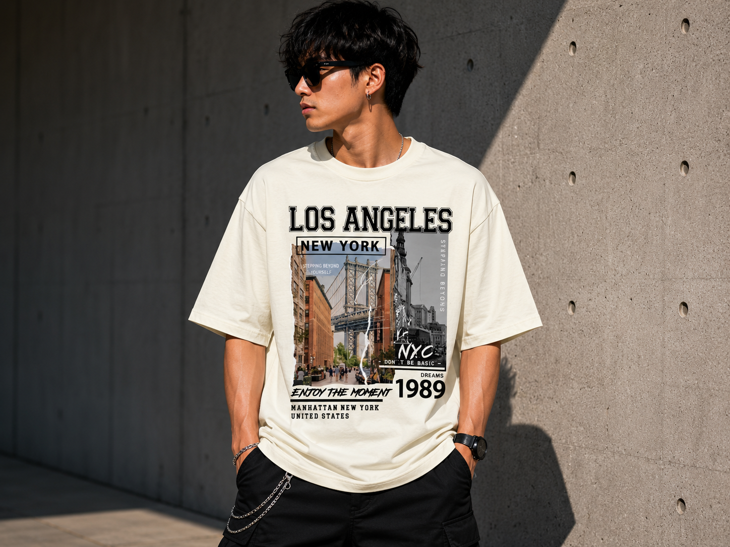 LOS ANGELES Oversized Tee