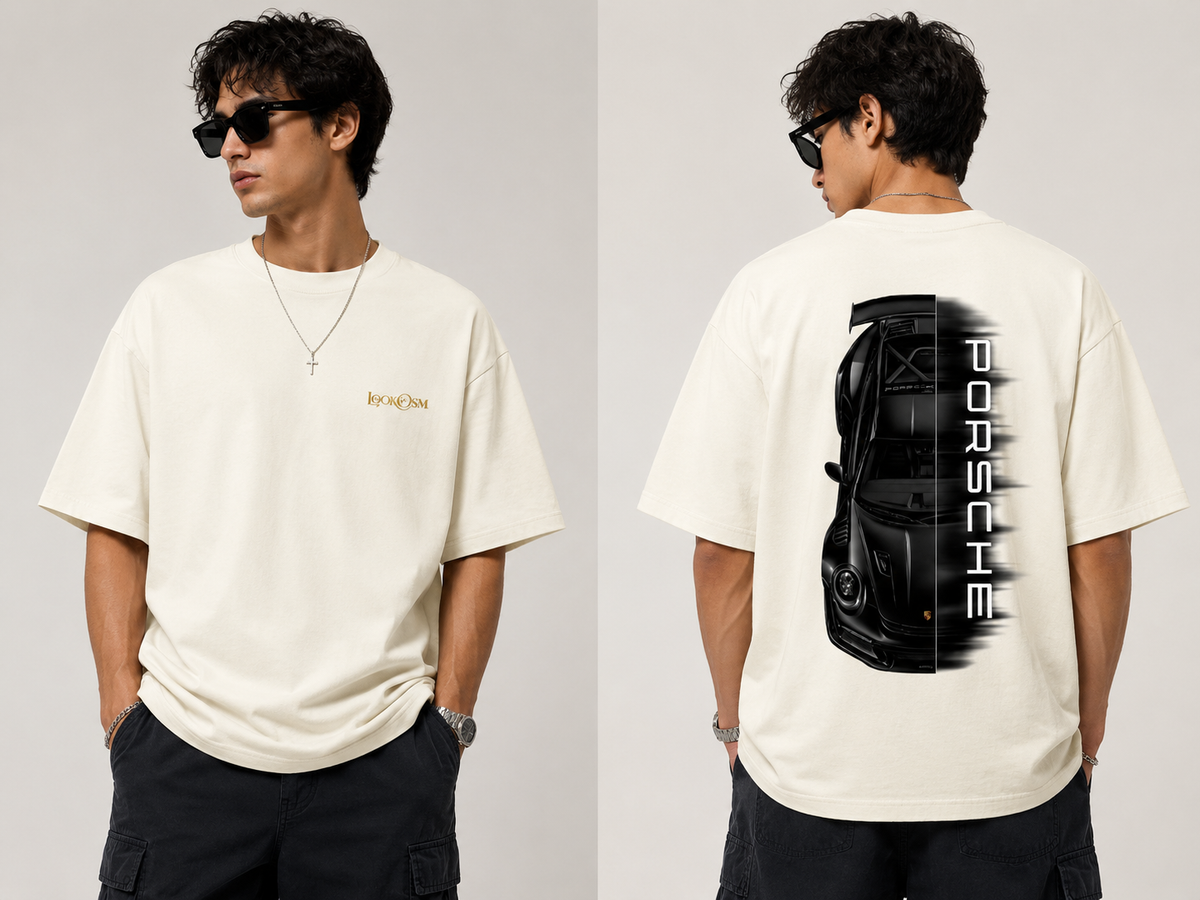 Porsche Unisex Oversized Tee
