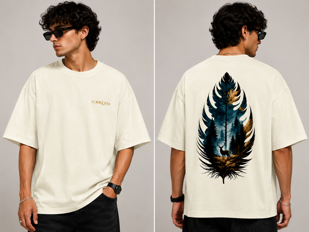 Wild Leaf Oversized Tee