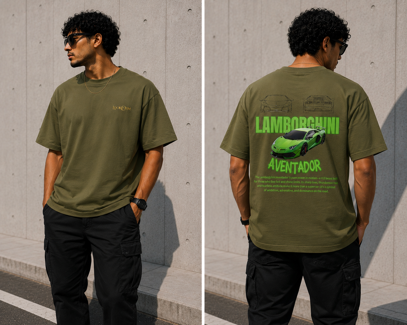 Lamborghini Oversized T-Shirt