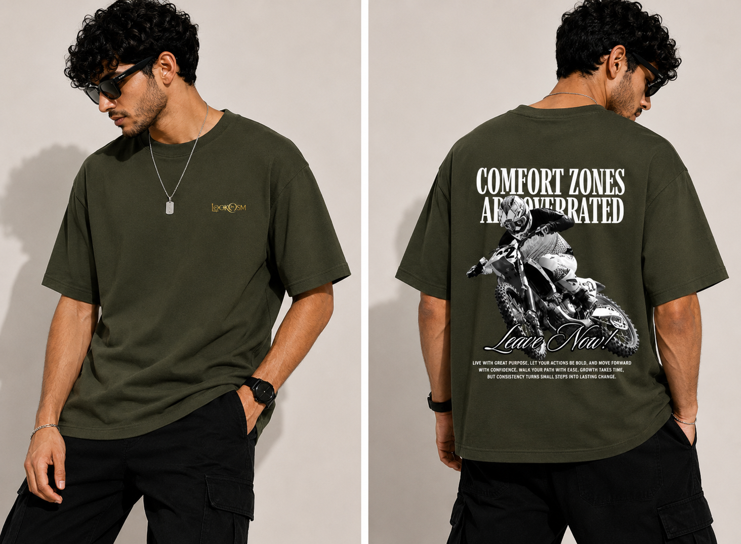 Comfort Zones Are Overrated Oversized Tee