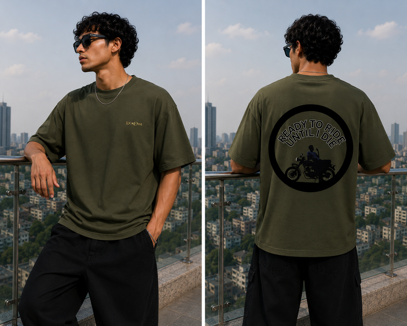 Ready to Ride premium oversized tee