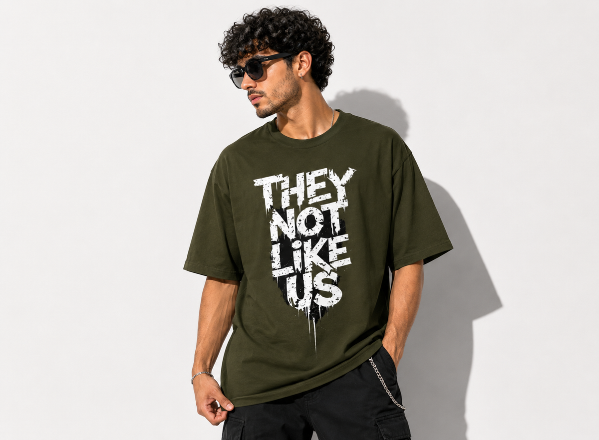 They Not Like Us Oversized Tee