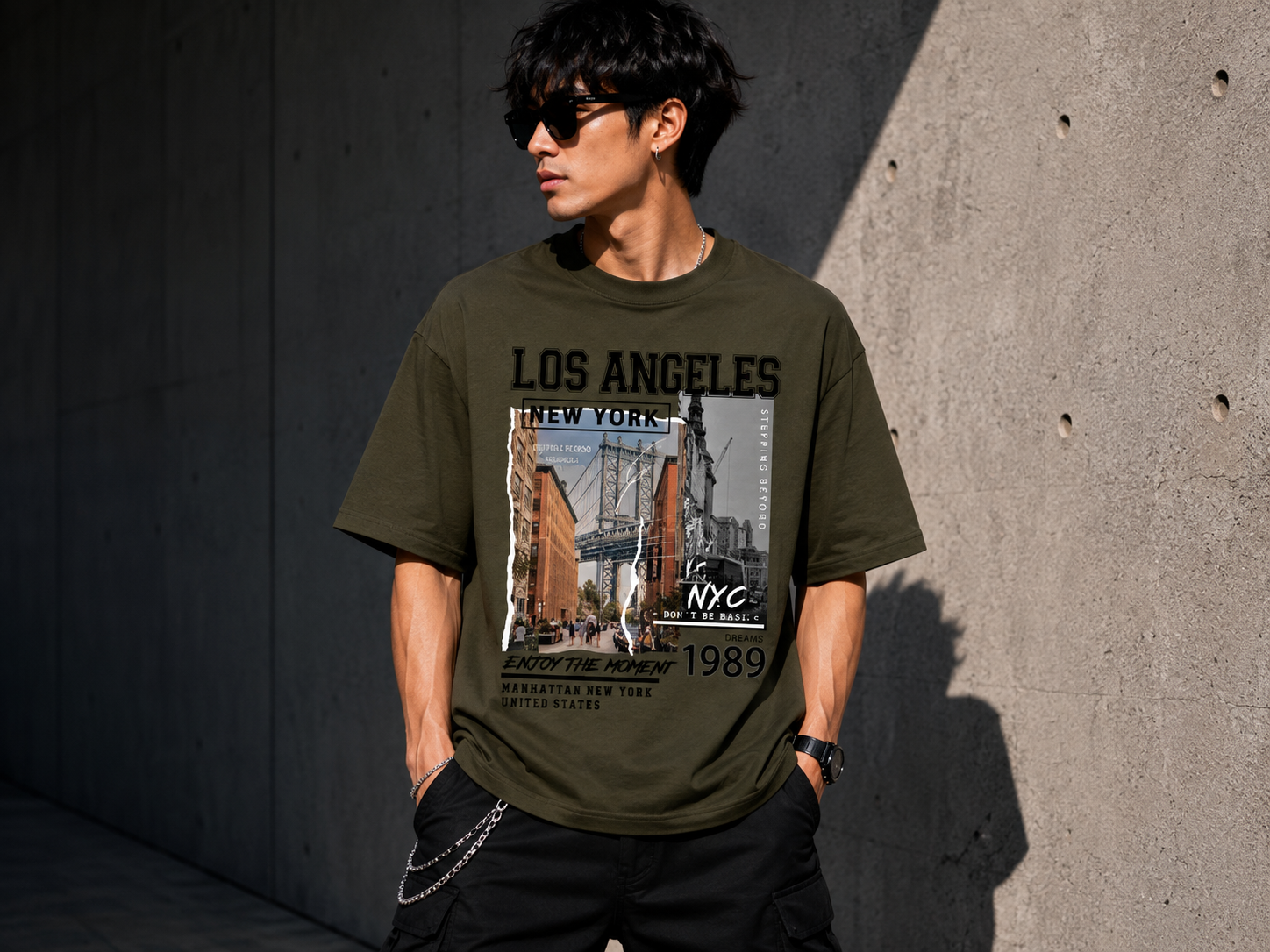 LOS ANGELES Oversized Tee