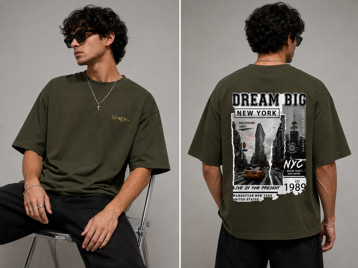 Dream Big NYC Oversized Tee