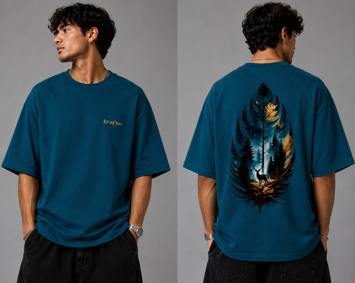 Wild Leaf Oversized Tee