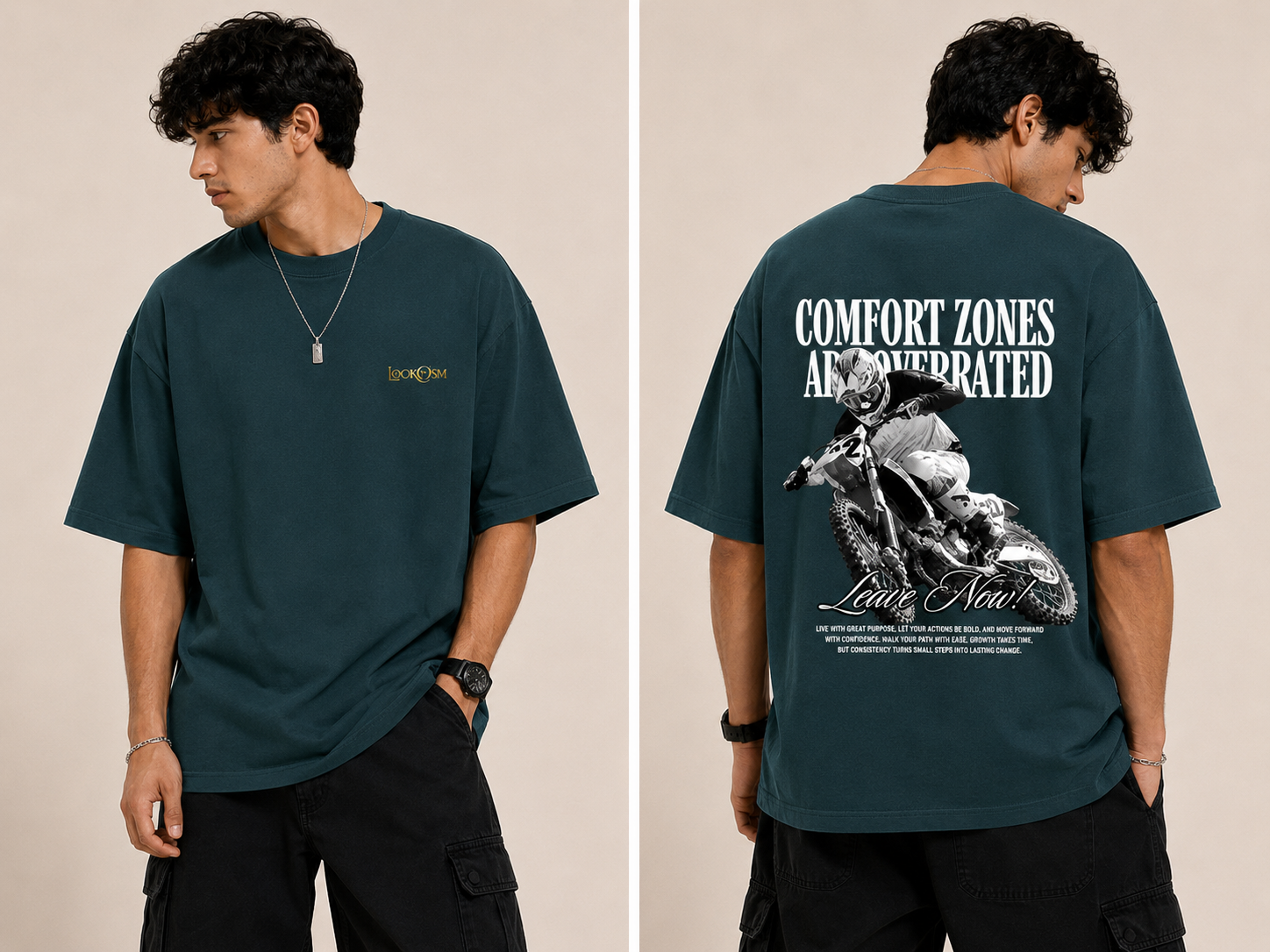 Comfort Zones Are Overrated Oversized Tee