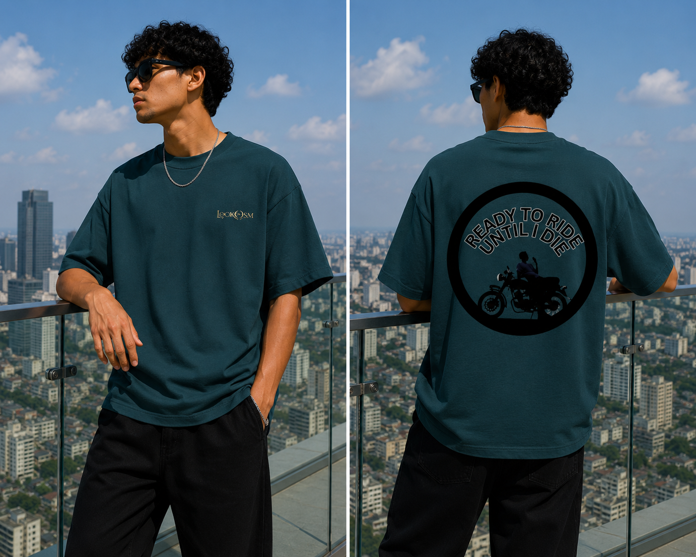 Ready to Ride premium oversized tee