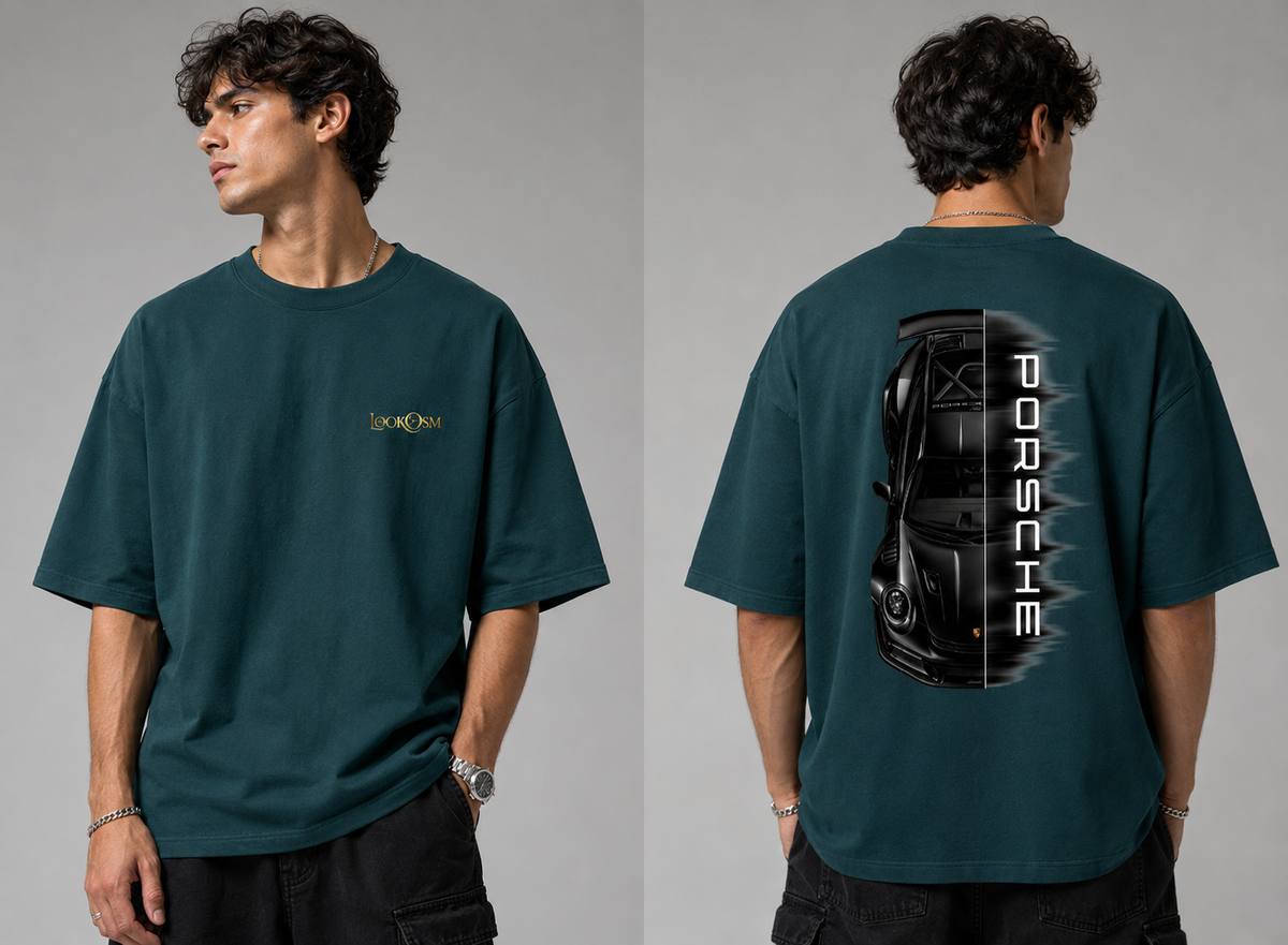 Porsche Unisex Oversized Tee
