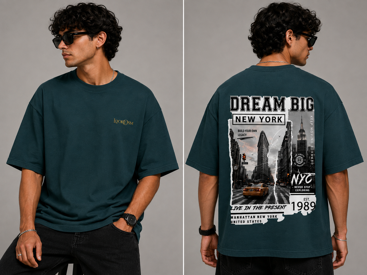 Dream Big NYC Oversized Tee