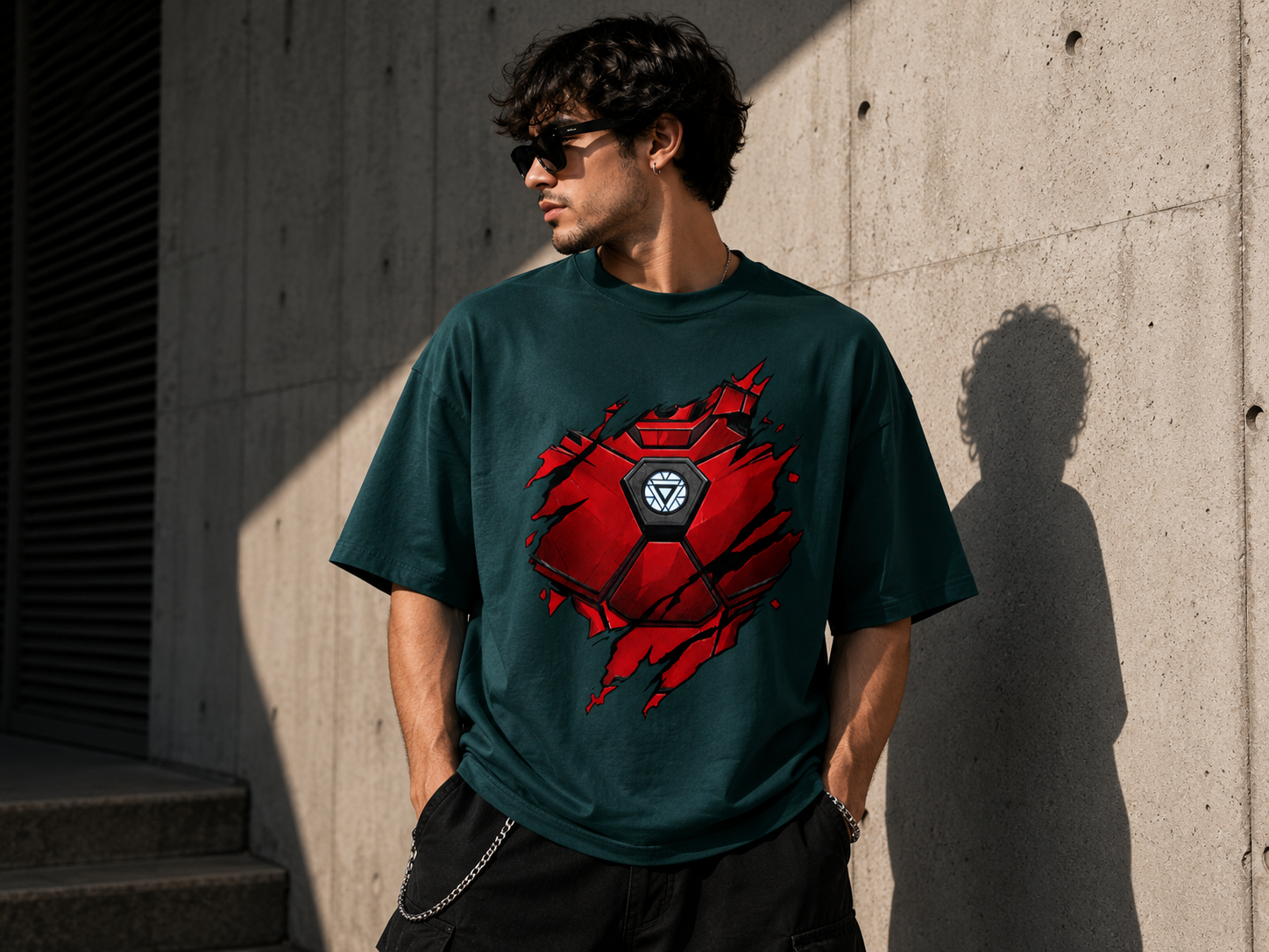 Iron Man Armor Oversized Tee