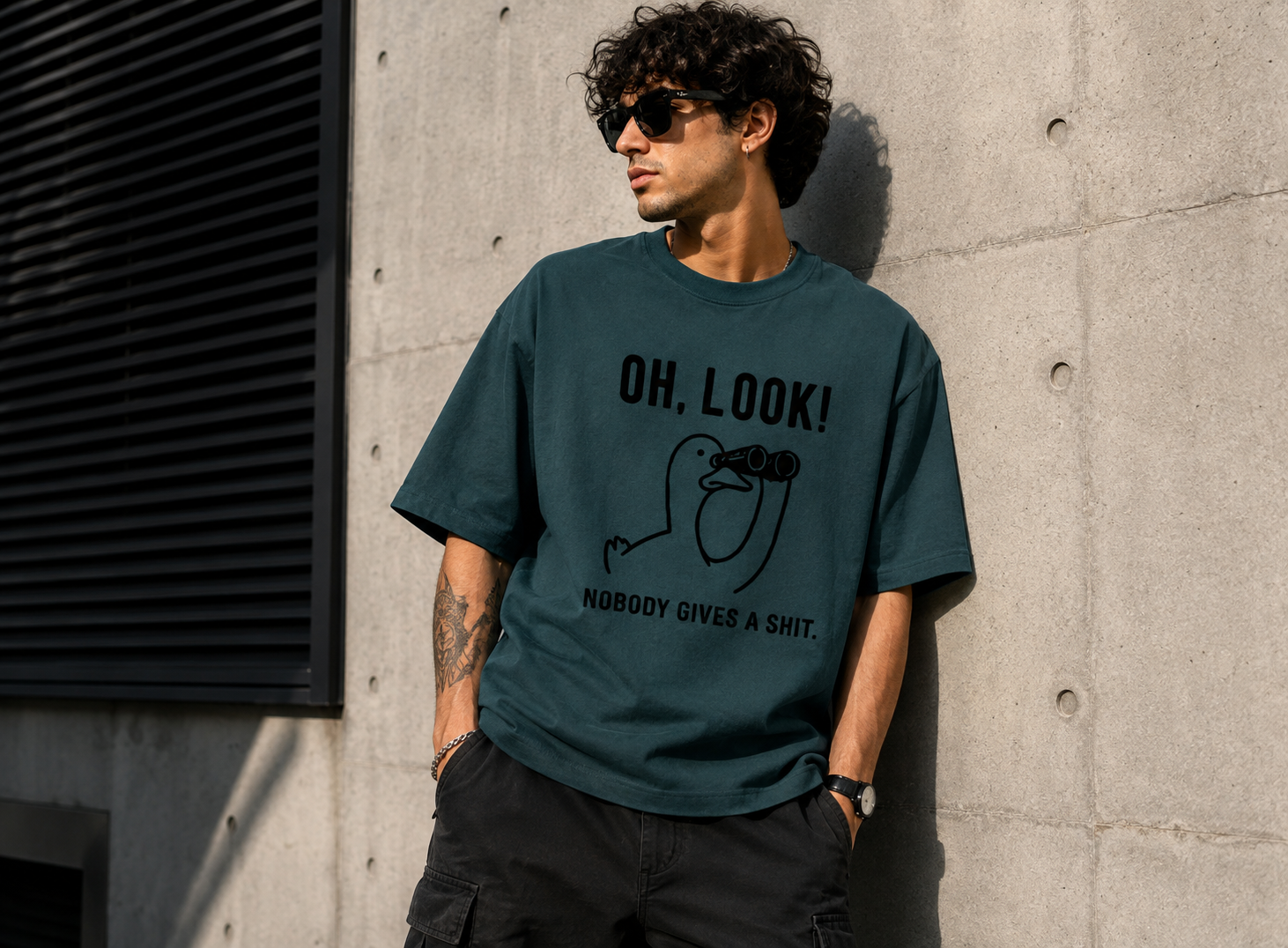 Oh Look N.G.A.S  Oversized Tee