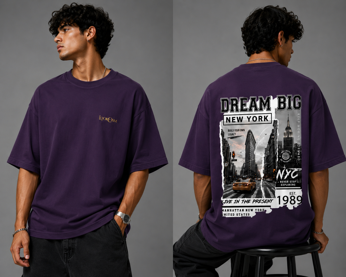 Dream Big NYC Oversized Tee