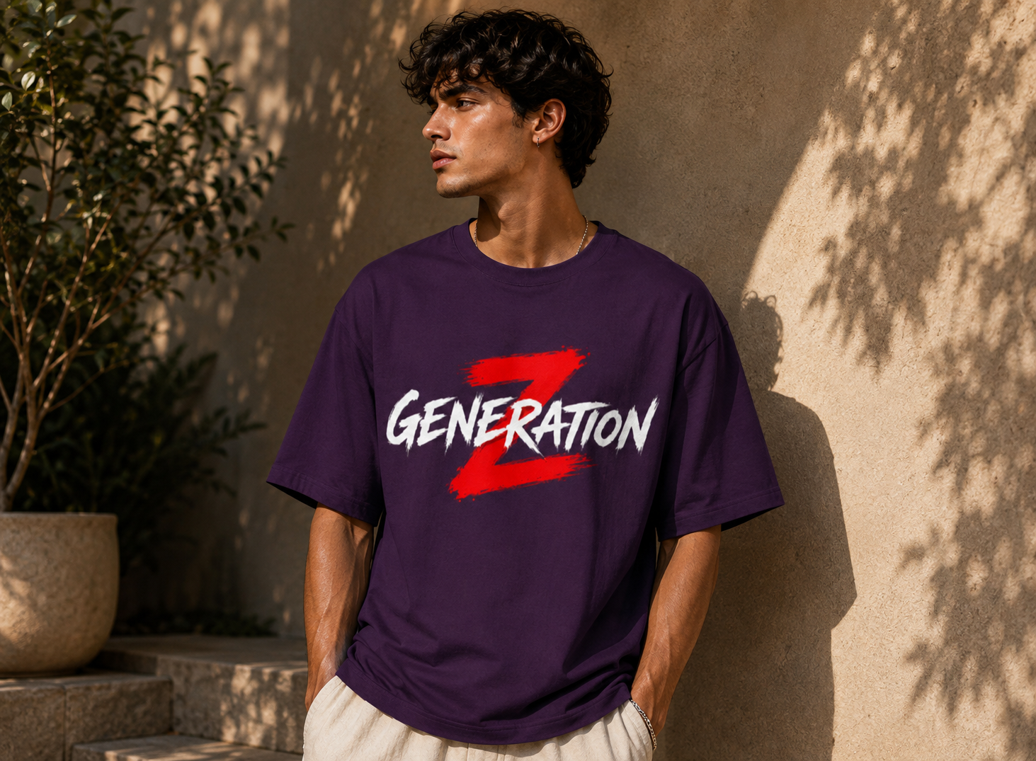 Generation Z Unisex Oversized Tee