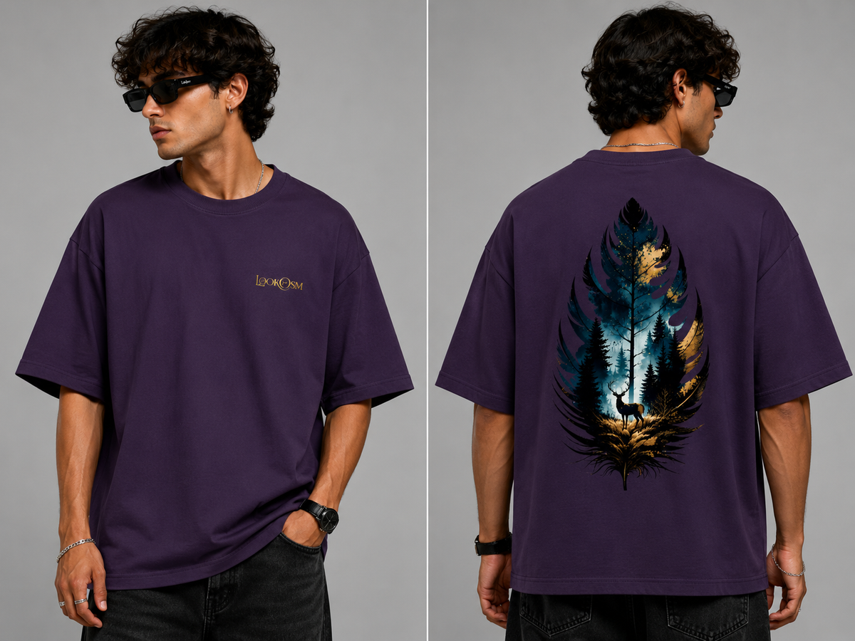 Wild Leaf Oversized Tee