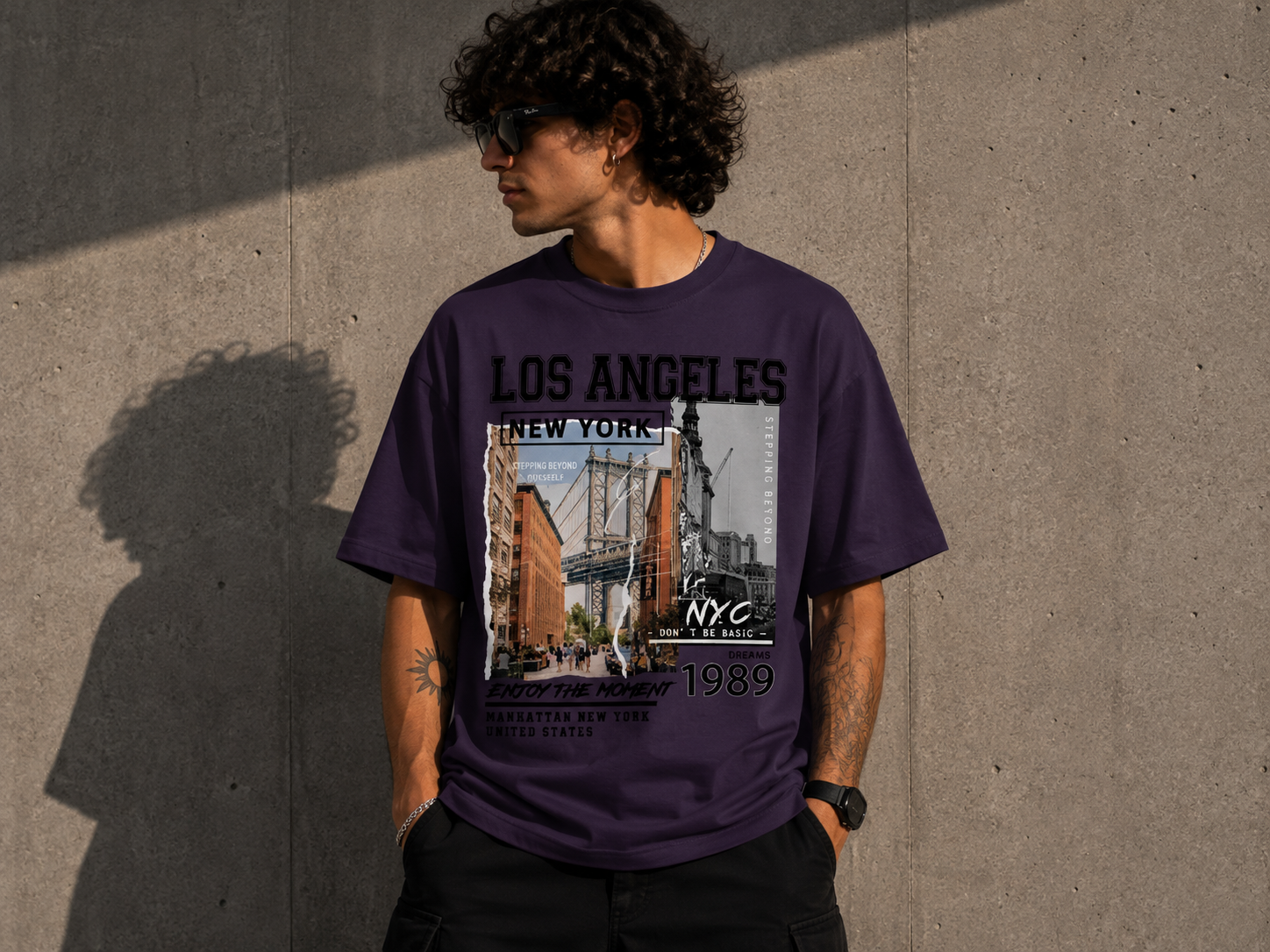 LOS ANGELES Oversized Tee
