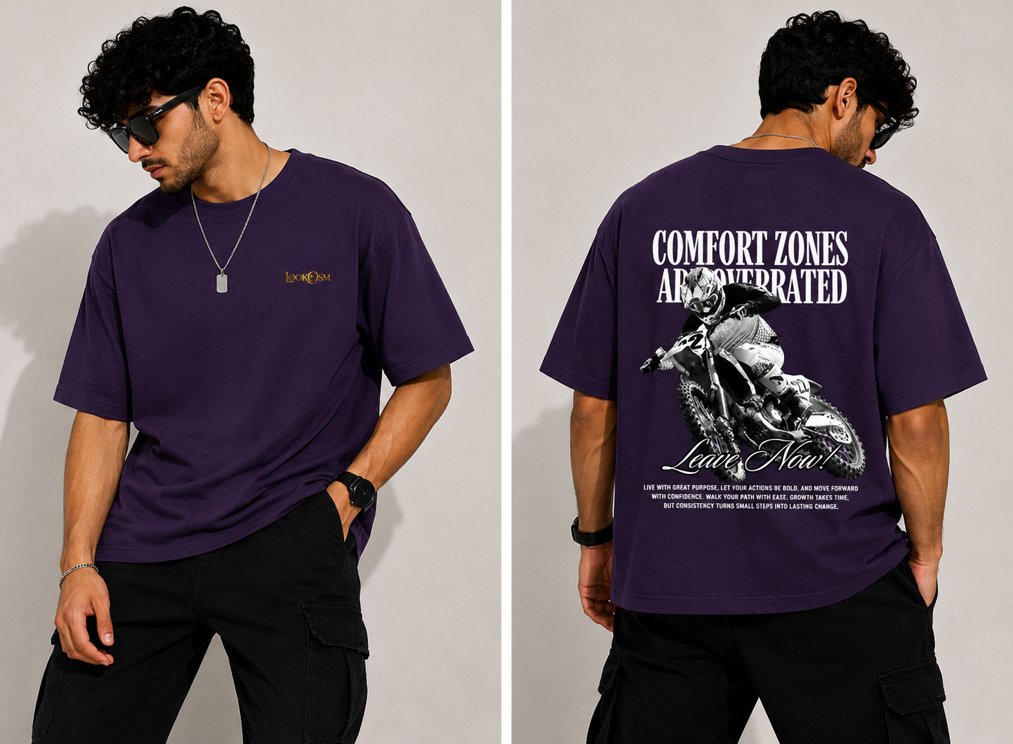 Comfort Zones Are Overrated Oversized Tee
