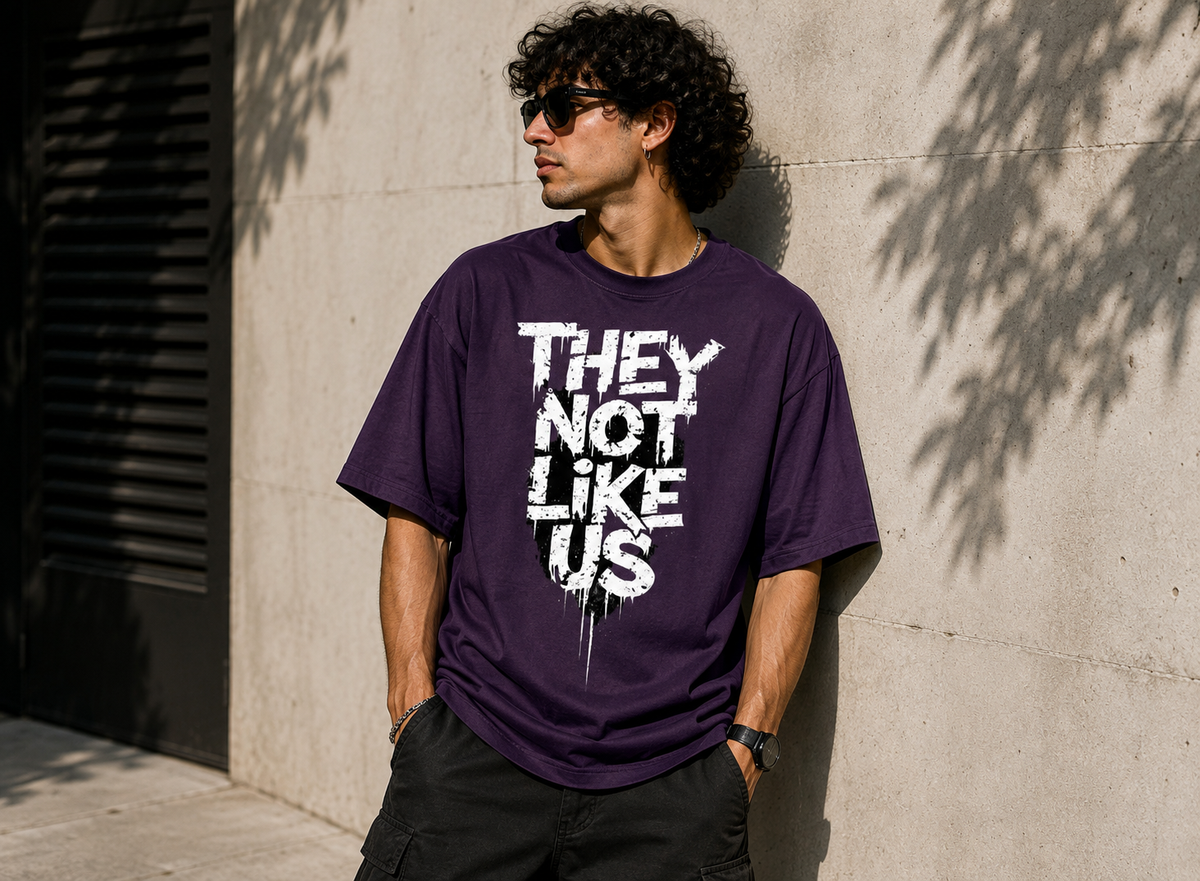 They Not Like Us Oversized Tee