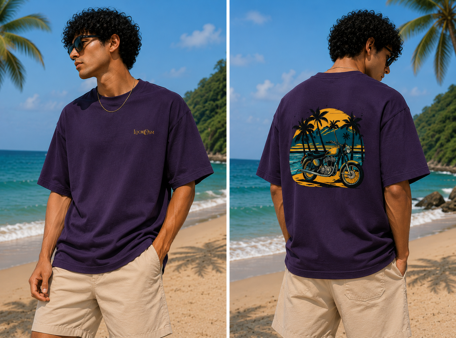 Sunset Ride Oversized Tee